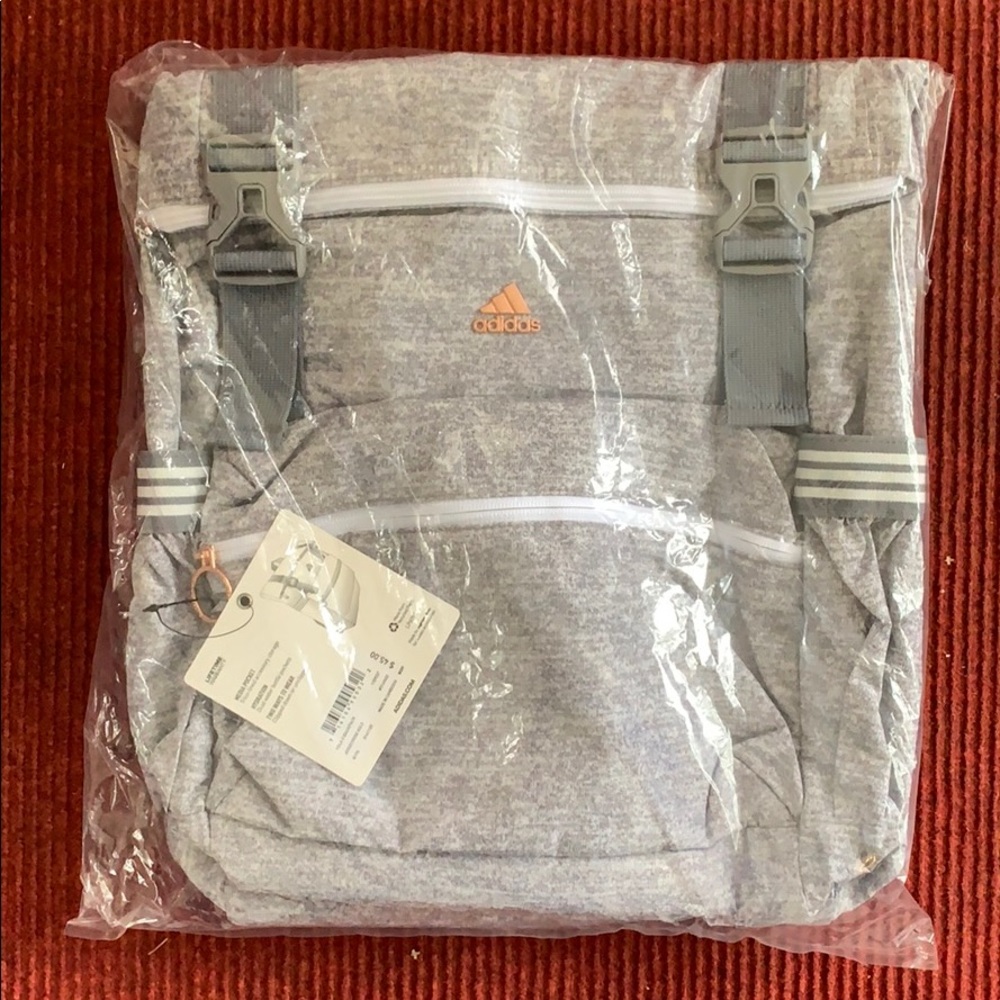 Adidas Yola 2 Backpack Medium Gray - Picture 8 of 9